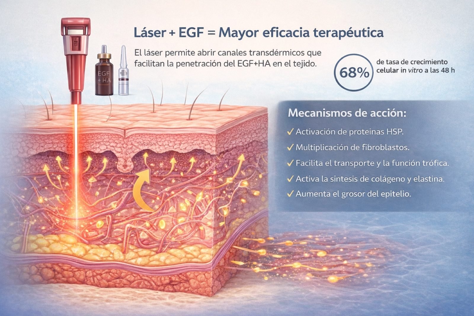 Cómo funciona el láser de diodo BeNuren en ginecología regenerativa