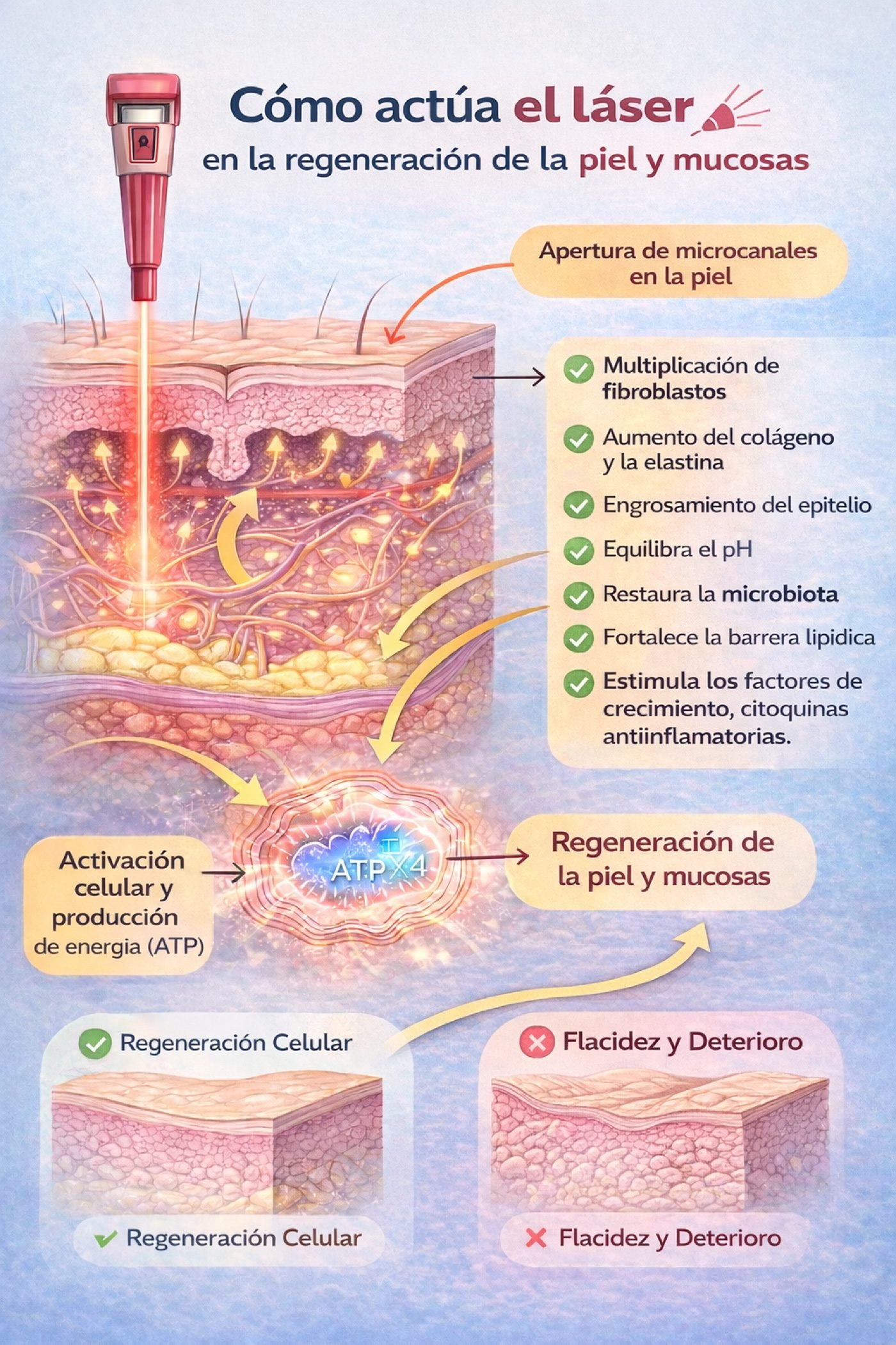 Indicaciones y protocolo del tratamiento con láser ginecológico